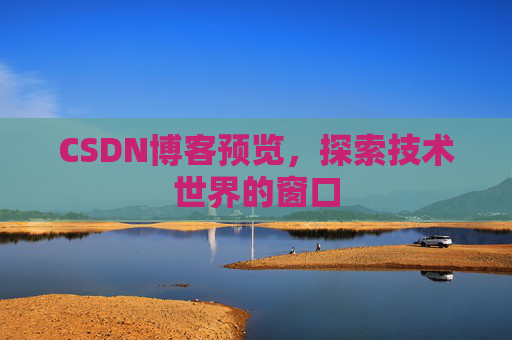 CSDN博客预览,探索技术世界的窗口